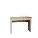 Стол-трансформер Wood&stone Энигма с ящиками 105.2x76.6x44 см ЛДСП цвет белый/светло-коричневый
