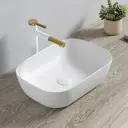 Раковина керамическая Vincea Vbs-101, 500*400*140, Накладная, Цвет Белый