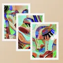 Постер интерьерный 3 шт House interio 6-045 40x30 см