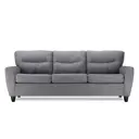 Диван Ramart design Наполи 80404102 205x80x80 см замша цвет серый/серебристый