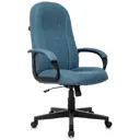 Офисное кресло Бюрократ T-898/415-BLUE 66x124.5x72.5 см ткань цвет синий