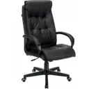 Офисное кресло Бюрократ CH-824B/LBLACK 66x123.5x45.5 см эко кожа цвет черный
