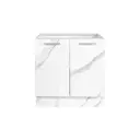Напольный шкаф Марсель 80x82.60x57.60 см фасад белый мрамор МДФ каркас белый ЛДСП мрамор милк 86848246