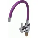 Смеситель для кухни Ex-promt Ex125.4-11 purple без подводки гибкий излив 18 см цвет фиолетовый