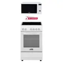 Комплект бытовой техники микроволновая печь и электрическая плита SIMFER V255W017 цвет белый