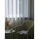 Тюль на шторной ленте Обуховская Мануфактура Пастель 200x270 см цвет светло-серый