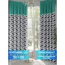 Комплект штор на шторной ленте Comfy Way CW904046 150x250 см цвет зеленый