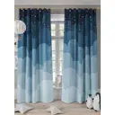 Комплект штор на шторной ленте Comfy Way Орласа 150x260 см цвет синий