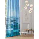 Комплект штор на шторной ленте Comfy Way Блюри 150x280 см цвет синий