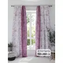 Комплект штор на шторной ленте Comfy Way Линмикрос 150x260 см цвет белый