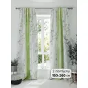 Комплект штор на шторной ленте Comfy Way Хенсвирс 150x260 см цвет белый