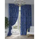Комплект штор на шторной ленте Comfy Way Феланрист 150x270 см цвет синий