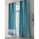 Комплект штор на шторной ленте Comfy Way Рилифорт 150x230 см цвет бирюзовый