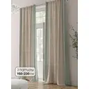 Комплект штор на шторной ленте Comfy Way Ленвиалс 150x230 см цвет бежевый