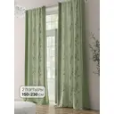 Комплект штор на шторной ленте Comfy Way Бронфирс 150x230 см цвет зеленый