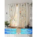 Комплект штор на шторной ленте Comfy Way Лармиксан 150x170 см цвет бежевый