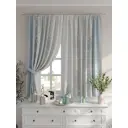 Комплект штор на шторной ленте Comfy Way Миралон 150x160 см цвет синий