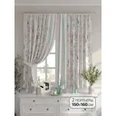 Комплект штор на шторной ленте Comfy Way Павтон 150x160 см цвет бежевый