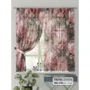 Комплект штор на шторной ленте Comfy Way Пионы 150x170 см цвет зеленый