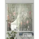 Комплект штор на шторной ленте Comfy Way Озара 150x170 см цвет зеленый