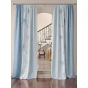 Комплект штор на шторной ленте Comfy Way Рилекрит 150x270 см цвет голубой