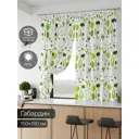 Комплект штор на шторной ленте Comfy Way Ронекис 150x180 см цвет белый