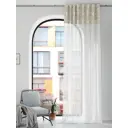 Штора на шторной ленте Comfy Way Фенвелер 150x250 см цвет белый