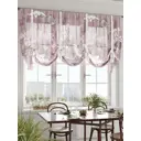 Тюль на шторной ленте Comfy Way Риланбрис 300x155 см цвет розовый