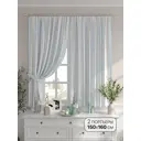 Комплект штор на шторной ленте Comfy Way Фимарвис 150x160 см цвет бежевый