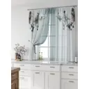 Комплект тюль 2 шт на ленте Comfy Way Свилс - 157 CW579157 150x160 см вуаль цвет серый