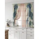 Комплект тюль 2 шт на ленте Comfy Way Свилс - 187 CW579187 150x160 см вуаль цвет синий