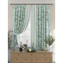 Комплект штор на ленте At Home Амаранти AT925219 150x180 см вуаль цвет зеленый
