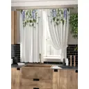 Комплект штор на ленте At Home Кевиор AT961114 150x180 см вуаль цвет зеленый
