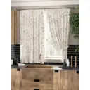 Комплект штор на ленте At Home Зикрон AT961029 150x180 см вуаль цвет желтый