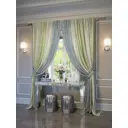 Комплект штор на ленте At Home Хината AT980148 220x280 см вуаль цвет салатовый