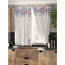 Комплект штор на ленте At Home Сивиор AT961111 150x180 см вуаль цвет синий