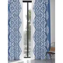 Комплект штор на ленте At Home Ренбронс AT967022 150x270 см вуаль цвет синий