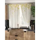 Комплект штор на ленте At Home Страйни AT961052 150x180 см вуаль цвет желтый
