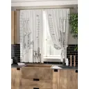 Комплект штор на ленте At Home Сомиру AT961112 150x180 см вуаль цвет серый