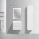 Тумба с раковиной Vincea VMC-2MC600S1GW,VBS-13960S1 60