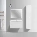 Тумба с раковиной Vincea VMC-2MC900S1GW,VBS-13990S1 90