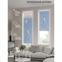 Рулонная штора At home Регата AT771105 52x170 см цвет белый/синий/голубой