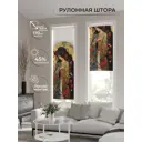 Рулонная штора At home Кронферс 52x170 см цвет бежевый/белый/красный/коричневый/синий