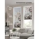 Рулонная штора At home Розалия 62x170 см цвет белый/розовый