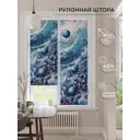 Рулонная штора At home Анимаис AT773532 52x170 см цвет синий