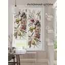 Рулонная штора At home Анимаис 52x170 см цвет зеленый/бежевый/серый/фиолетовый/синий
