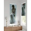 Рулонная штора At home Федера 62x170 см цвет синий/бежевый/коричневый/белый