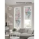 Рулонная штора At home Фрезис 57x170 см цвет зеленый/синий/розовый