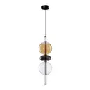 Люстра подвесная светодиодная Arte lamp Vassoio A6835sp-12sm 1 м² теплый белый (желтый) свет цвет черный