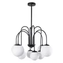 Люстра на штанге Arte lamp Mebsuta A1675lm-8bk 8 ламп 5 м² цвет черный